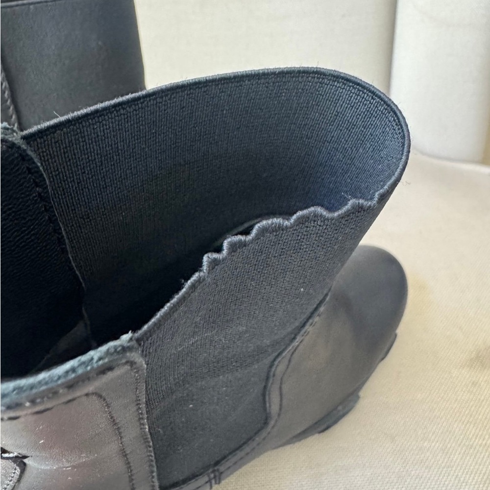 Rag & Bone Womens Shiloh High Leather Ankle Chelsea Boots black shoes size 38.5 - Picture 11 of 11